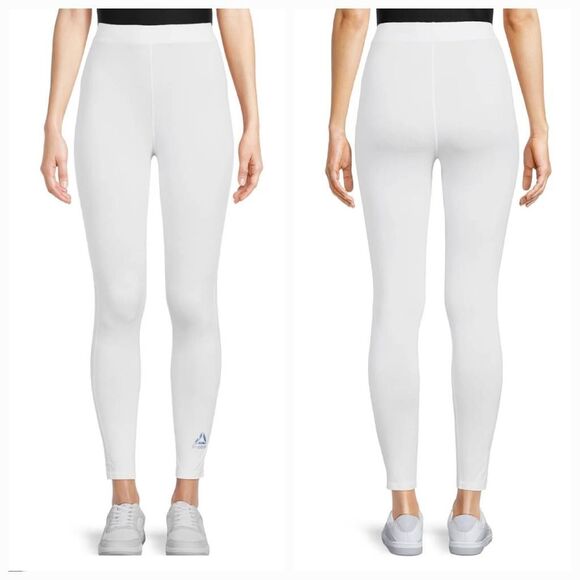 Reebox Ladies Moisture Wicking Warm Performance Base Layer Legging White Sz L Ne - Picture 1 of 5